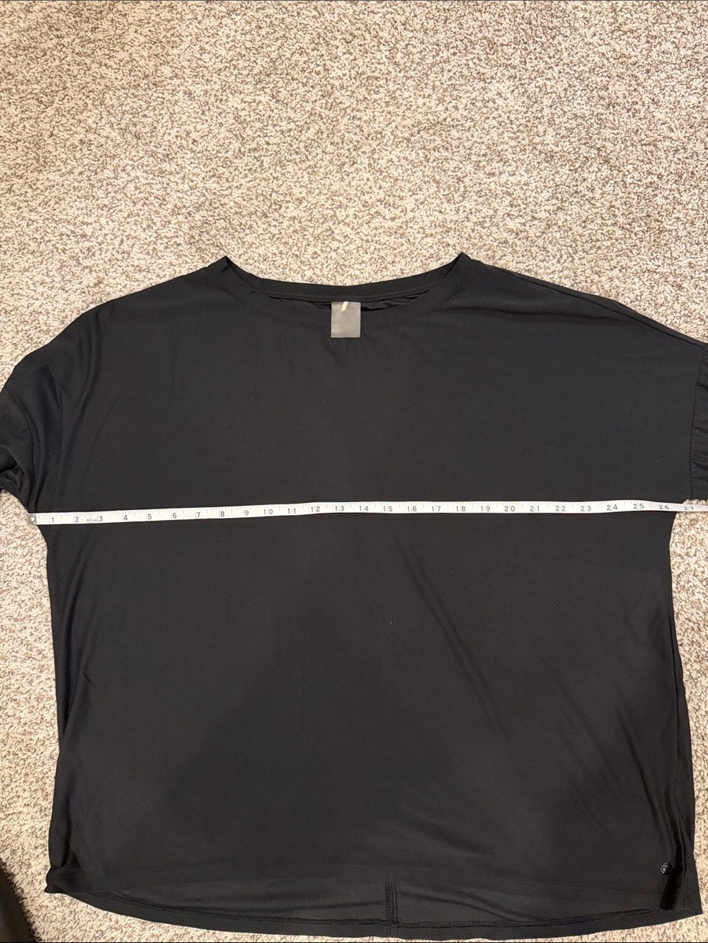 CALIA by Carrie Underwood Black Long-Sleeve Relaxed Crewneck Top - Picture 4 of 6